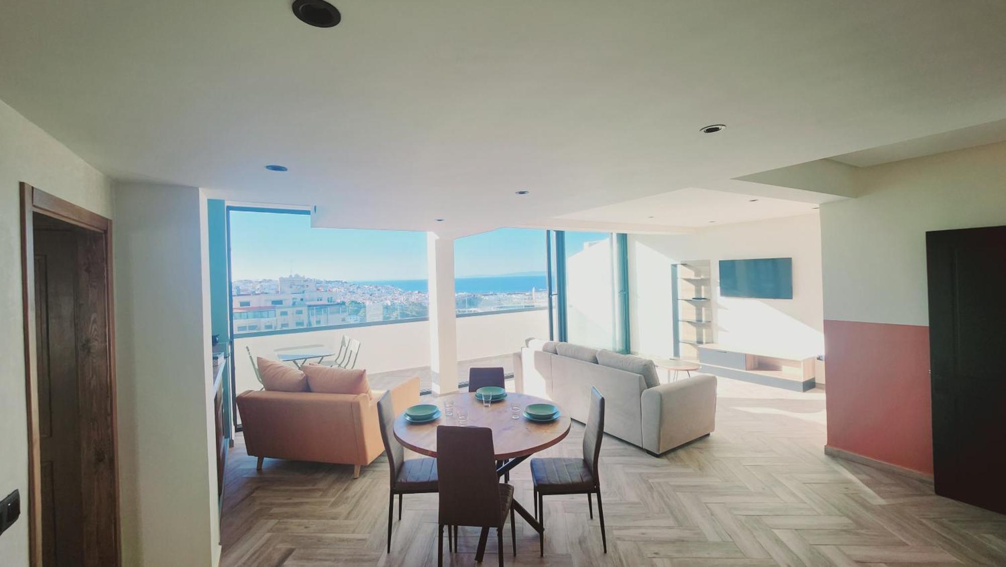 Appartement Vue Sur Mer Tanger Extérieur photo