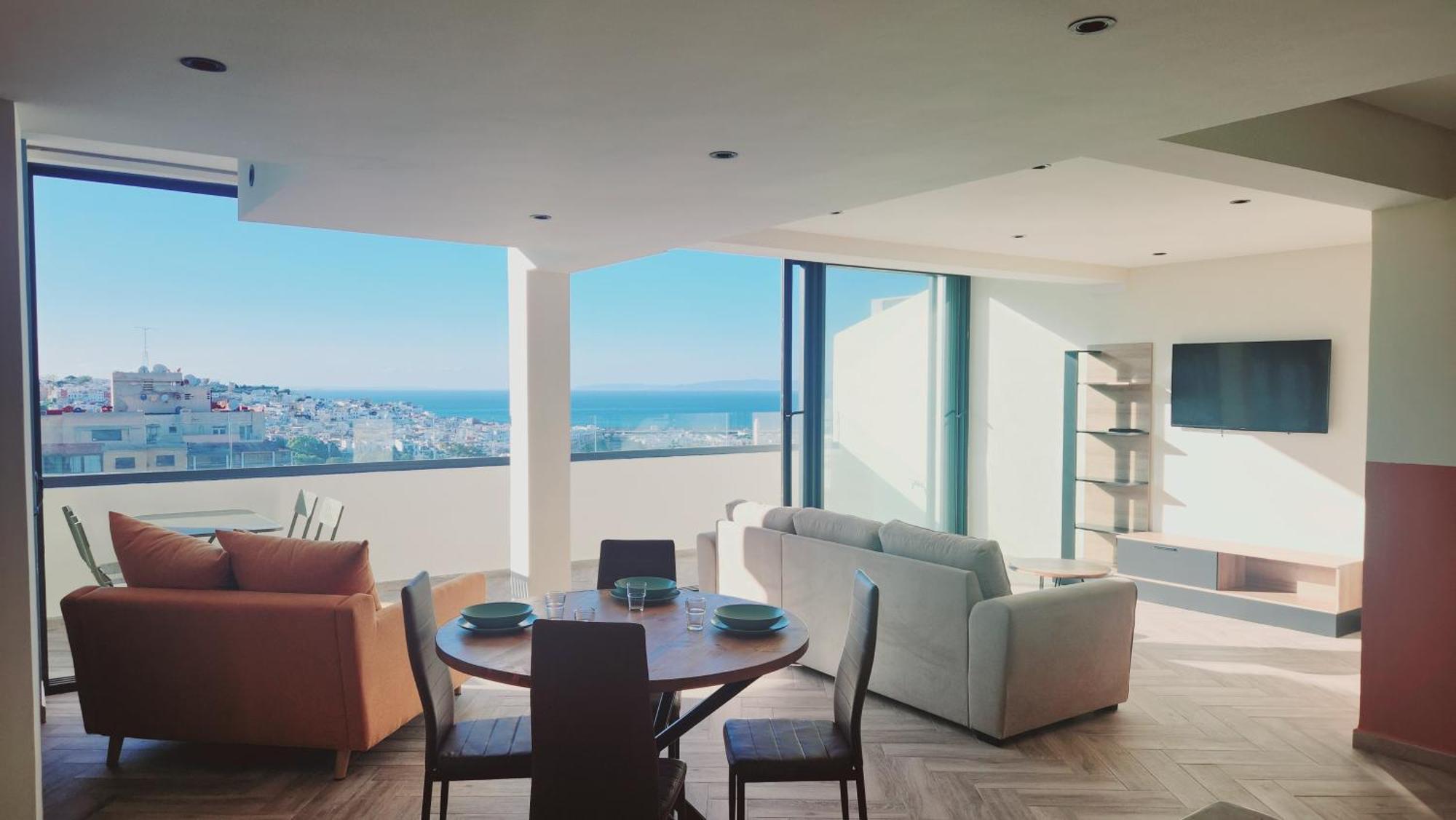 Appartement Vue Sur Mer Tanger Extérieur photo