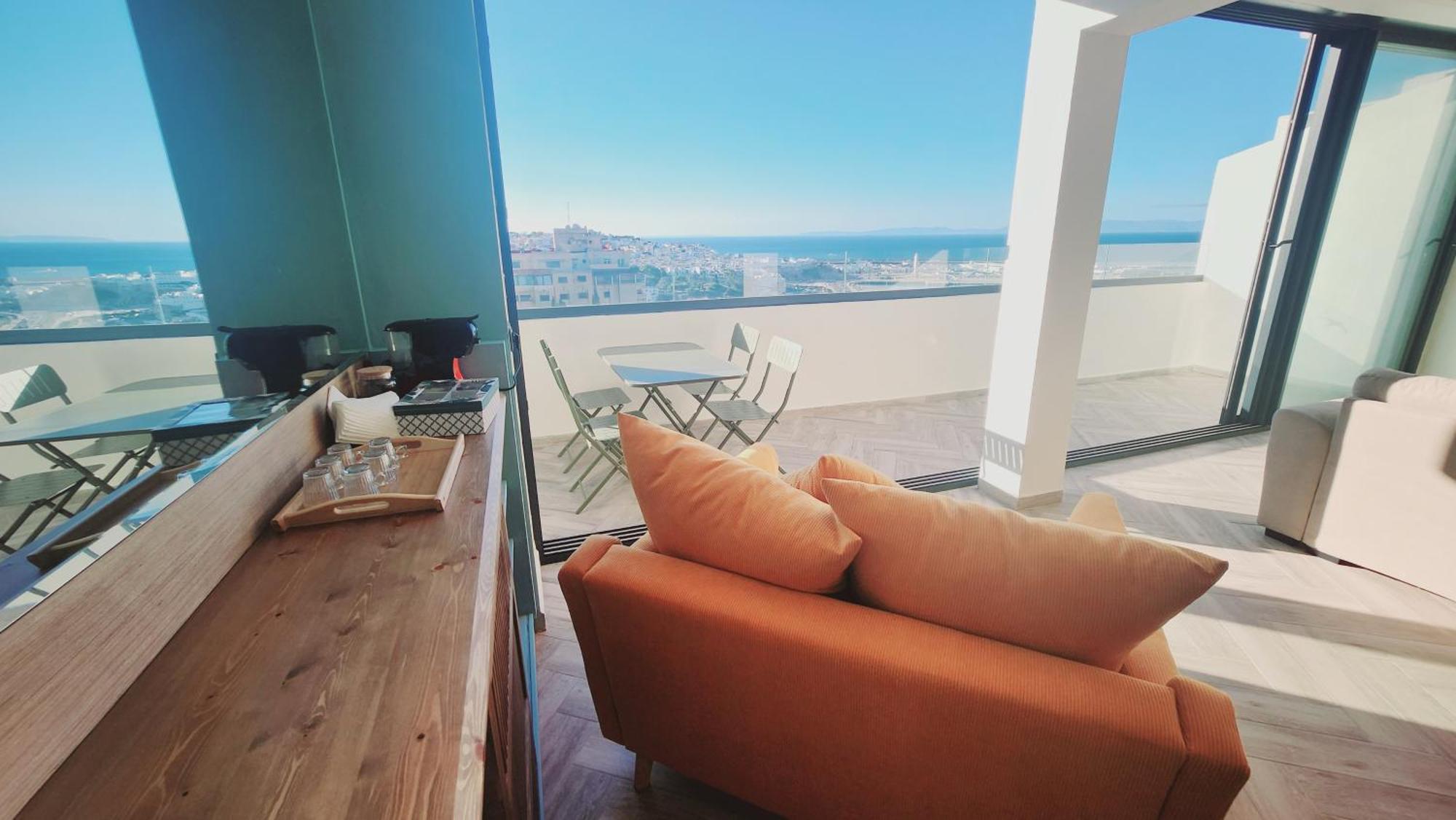 Appartement Vue Sur Mer Tanger Extérieur photo