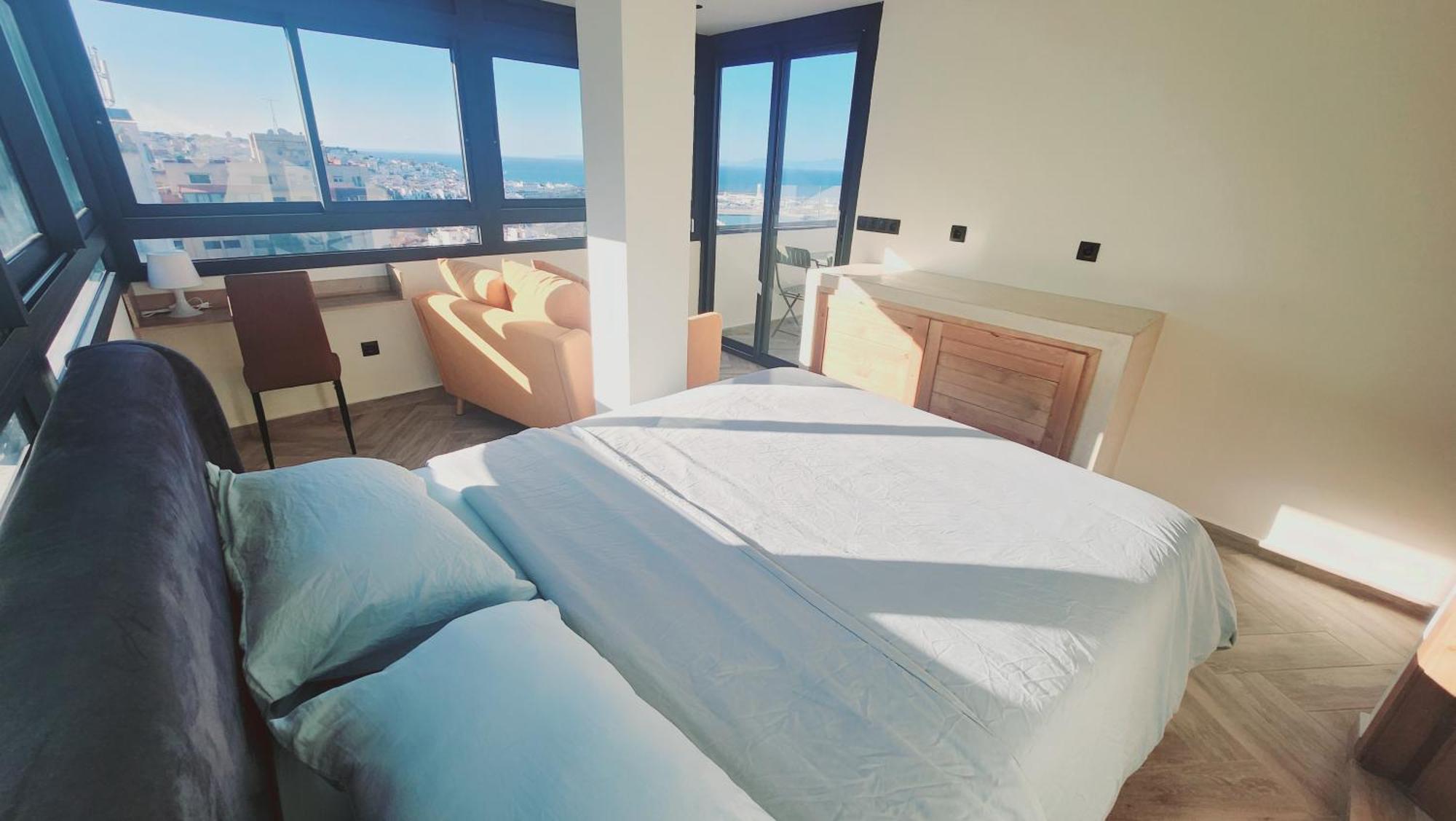 Appartement Vue Sur Mer Tanger Extérieur photo