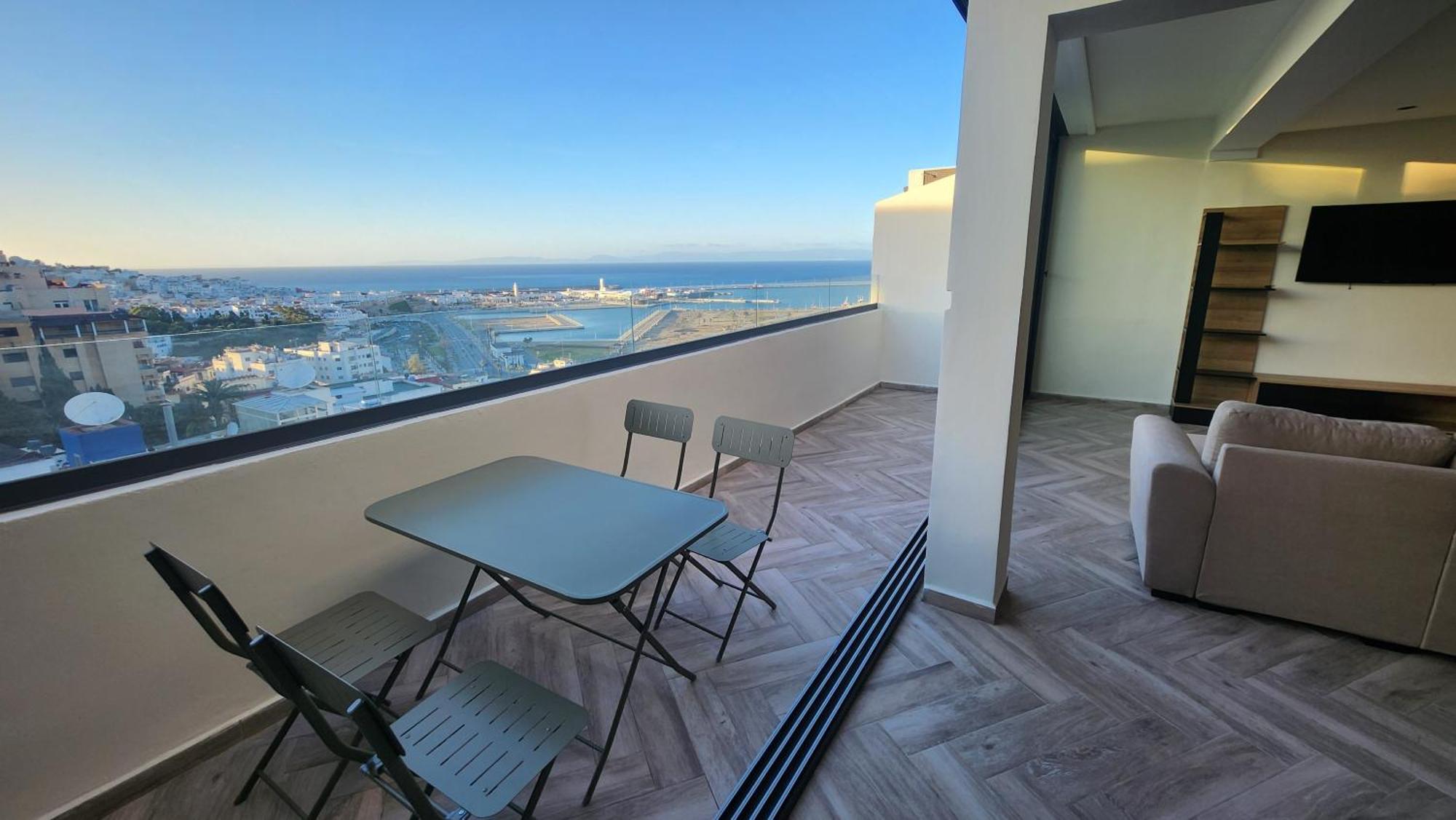 Appartement Vue Sur Mer Tanger Extérieur photo